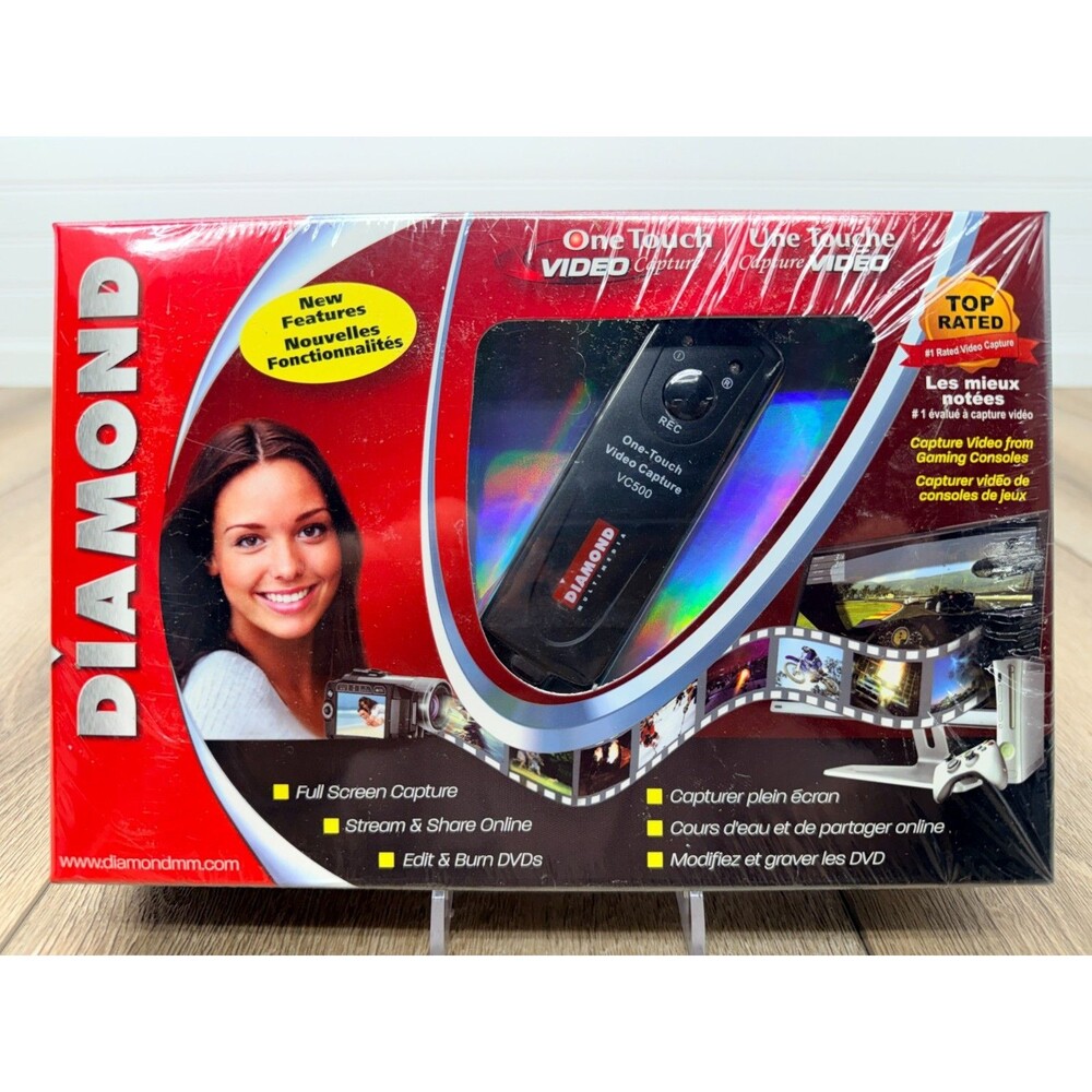 Diamond Multimedia VC500 USB 2.0 One Touch VHS to DVD Video Capture Device